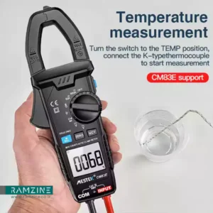 کلمپمتر دارای دماسنج دیجیتال مدل CM83E